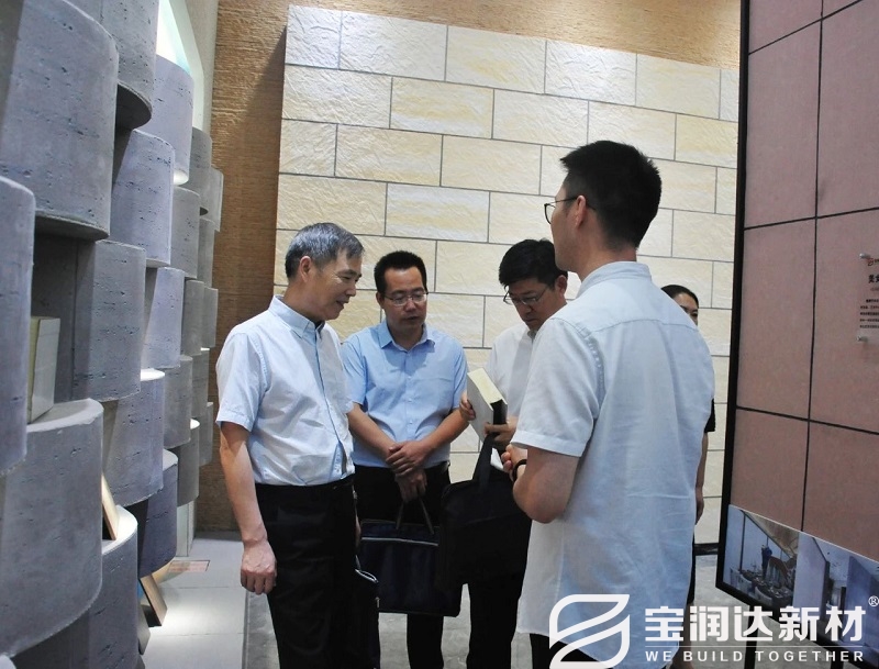 河南省商务厅领导参观宝润达节能板材